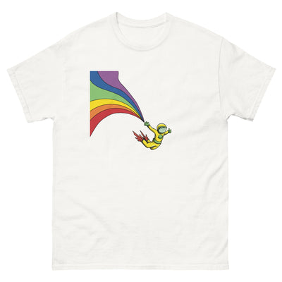 Rainbow astronaut T-shirt