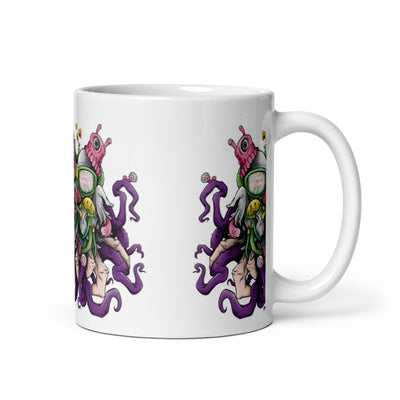 Get Lost White glossy mug